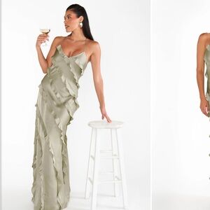 Show Me Your MuMu Romance Ruffle Dress